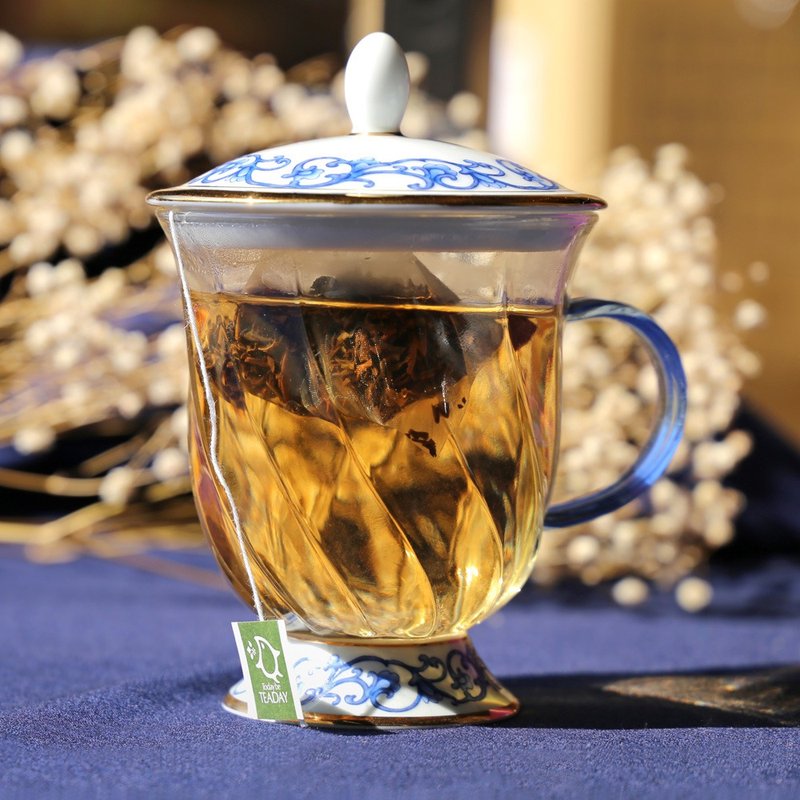 晶艳亚洲盖杯(300ml) - 茶具/茶杯 - 玻璃 蓝色