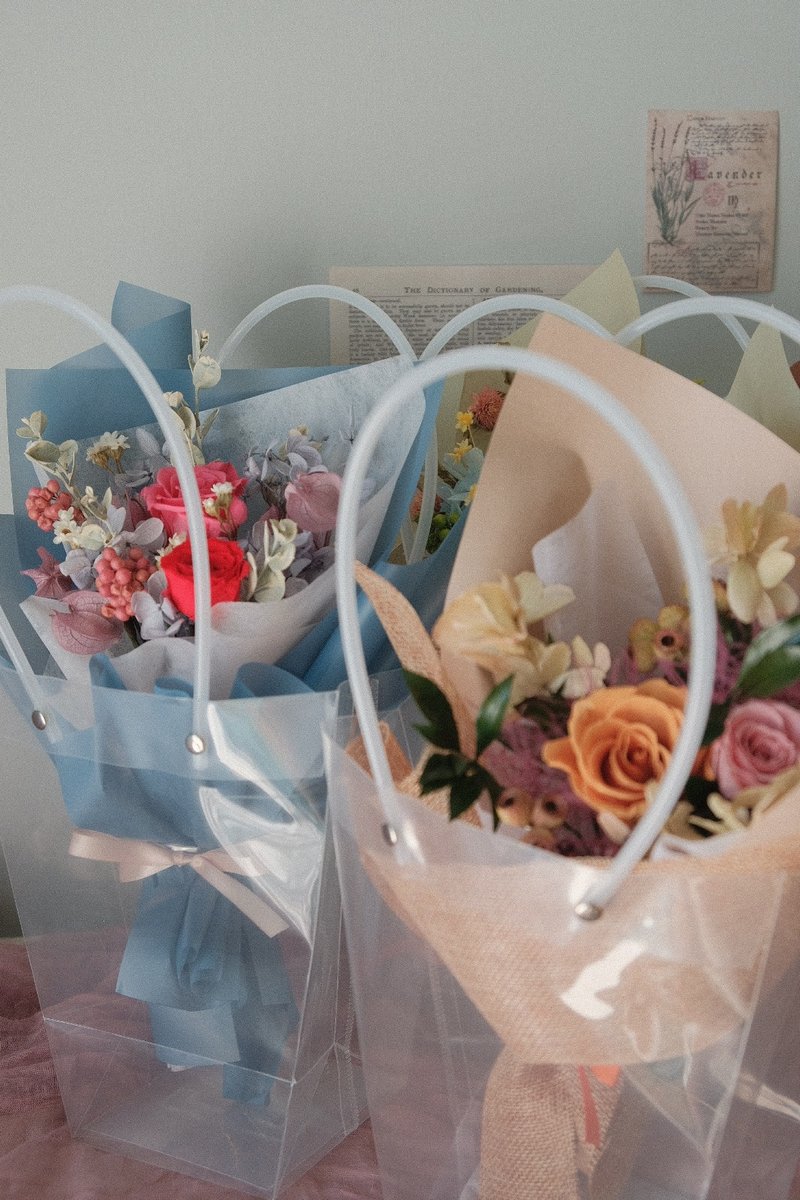 现货免等 / 永生花束 永生花 不凋花 索拉花 干燥花 仪式感 惊喜 - 干燥花/捧花 - 植物．花 多色