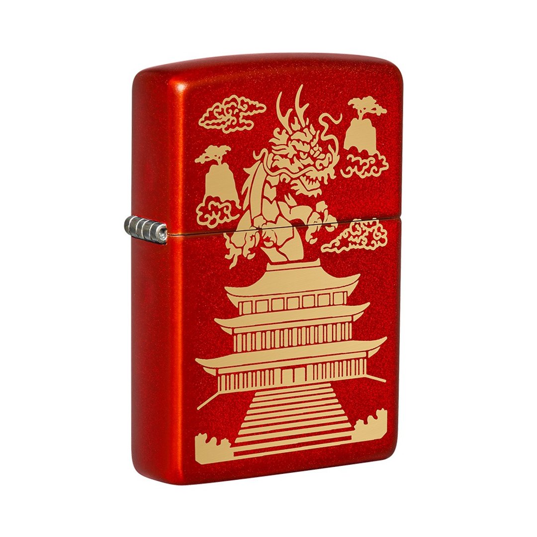 【ZIPPO官方旗舰店】龙行天下防风打火机 49517 - 其他 - 铜/黄铜 红色