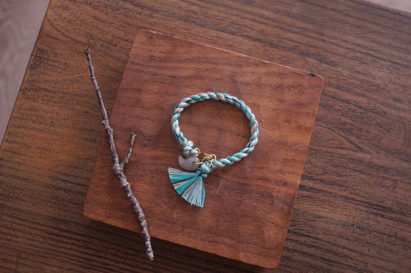 流浪者手绳 ─ 【京都绝色 · 泷】たき - 手链/手环 - 水晶 蓝色