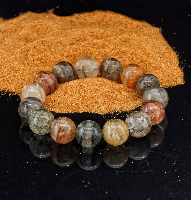 千层四季幽灵 14.5mm 水晶手链 ( HKA9208 ) - 手链/手环 - 水晶 