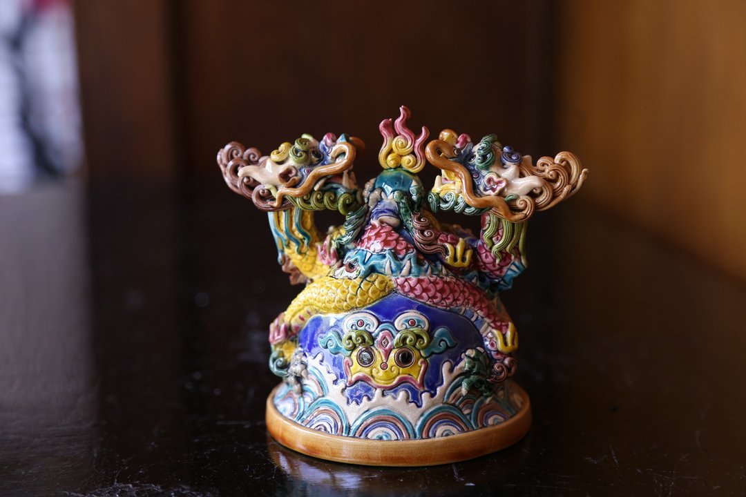 智卢-龙生九子 龙三-蒲牢 - 其他 - 陶 多色