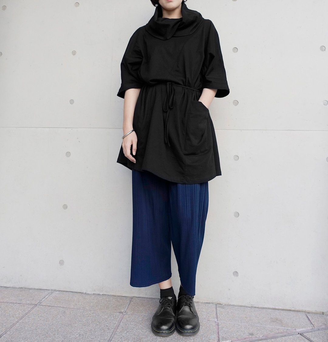 I . A . N Design 黑色版型衣-流浪者 Organic Cotton - 男装针织衫/毛衣 - 棉 黑色