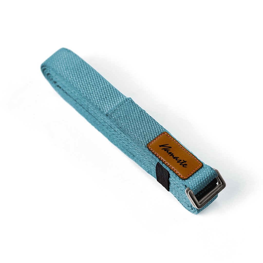 【NAMASTE】Iyengar Yoga Strap 艾扬格瑜珈绳(长300cm) - 湖水蓝 - 运动/健身用品 - 棉 蓝色