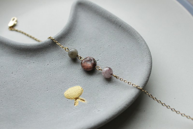 浮岛 花岗 -手链 手环 - 手链/手环 - 其他金属 卡其色