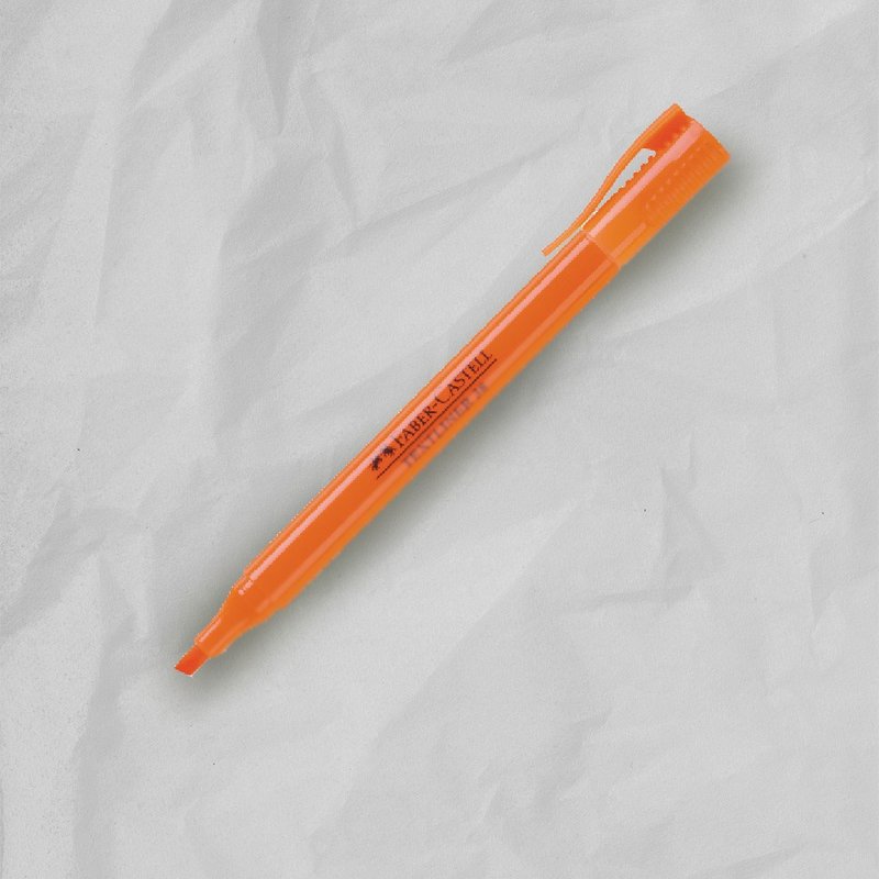 Faber-Castell 辉柏超感度萤光笔-橘(原厂正货) - 其他 - 其他材质 橘色