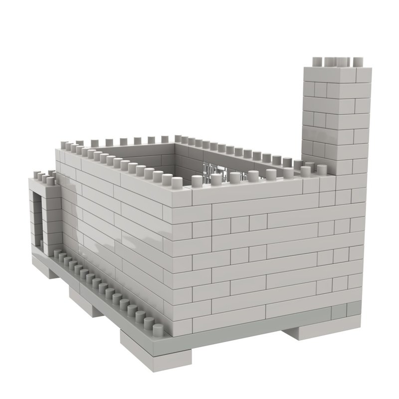 Archbrick 风之教堂 Pixel 积木 Nanoblock (安藤忠雄) - 摆饰 - 塑料 多色