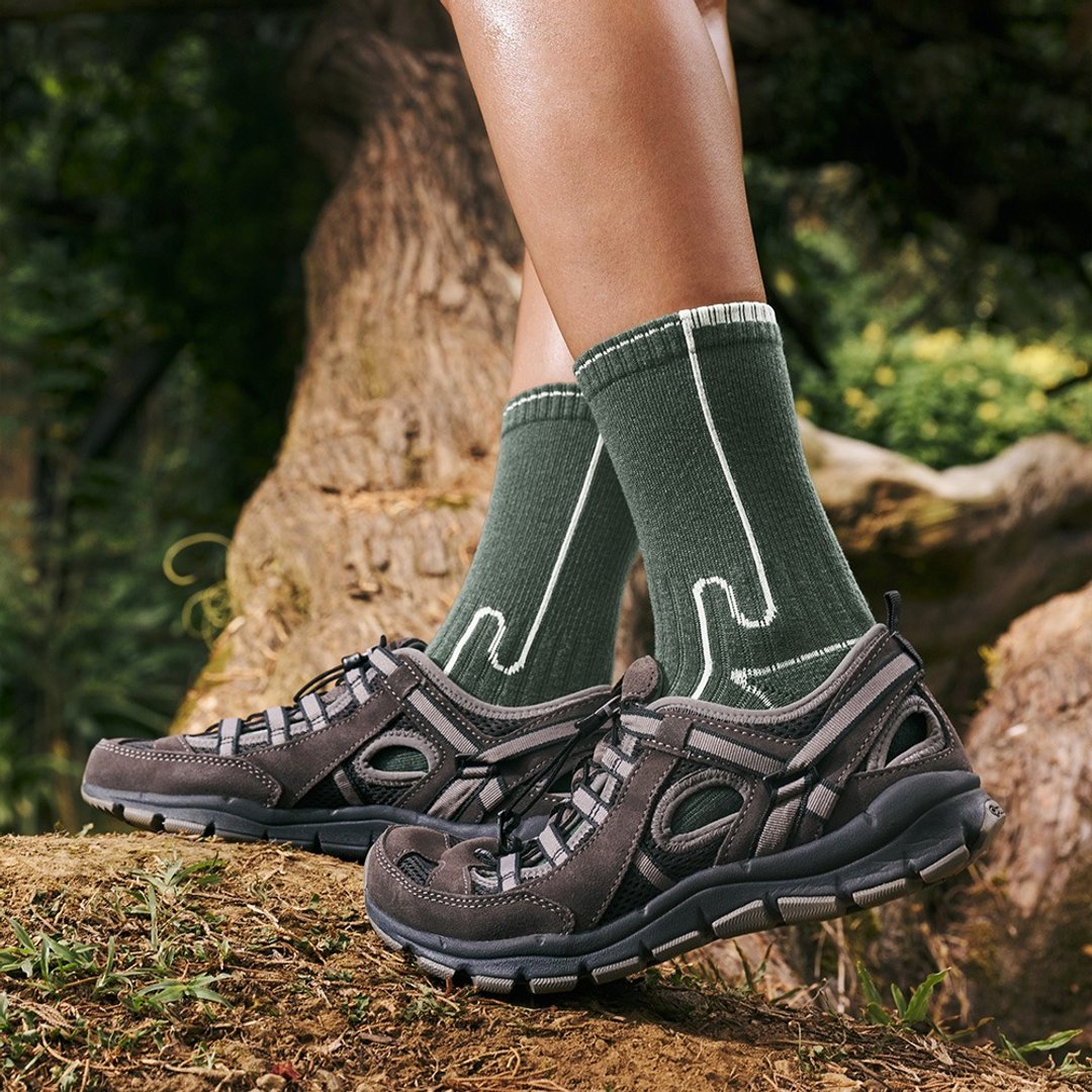 【FOOTER】Ultra Trek 登山羊毛袜(男-W194L/XL) - 袜子 - 羊毛 多色