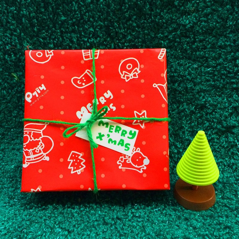 耶诞礼物包装组_限加购 - 包装材料 - 纸 红色