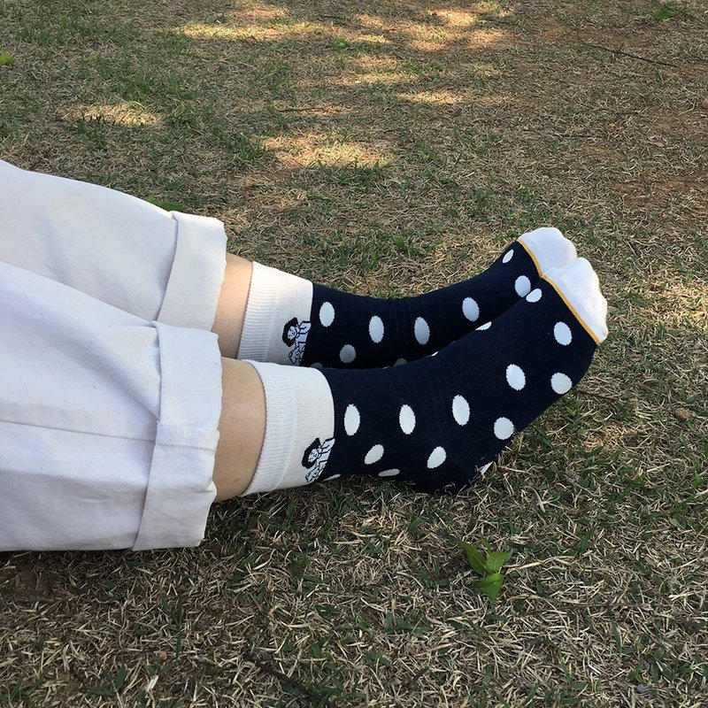 Cafe and Hof Socks - 袜子 - 棉．麻 蓝色