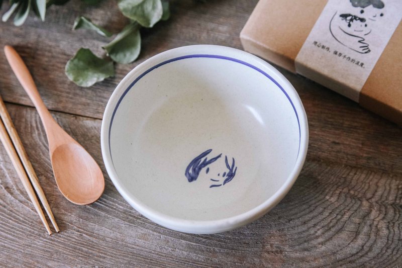 Brut Cake 手作陶器 - 微笑器皿系列 - 手工碗_(4) 适合当井饭碗、汤碗、泡面碗 - 碗 - 陶 