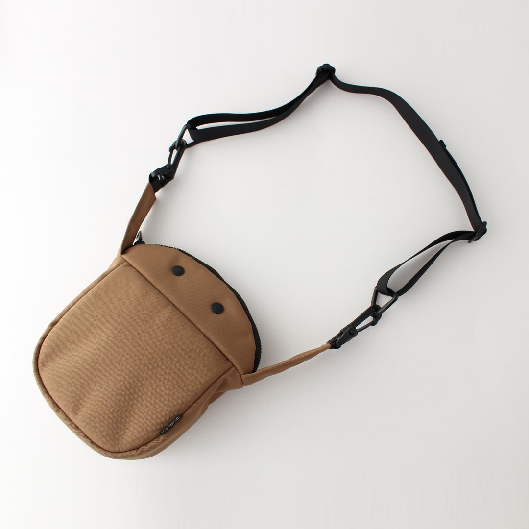 seto / creature bag / thick / Small / Taiko-sagari / Light brown - 侧背包/斜挎包 - 聚酯纤维 咖啡色