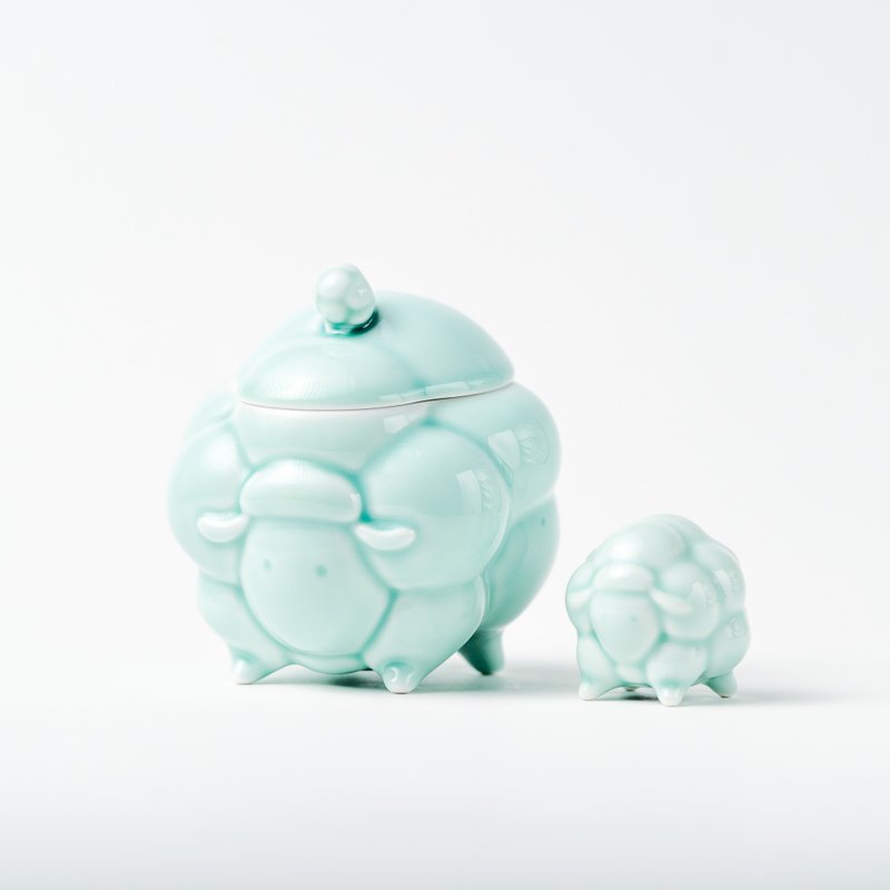 3Q羊 - 收纳用品 - 瓷 蓝色