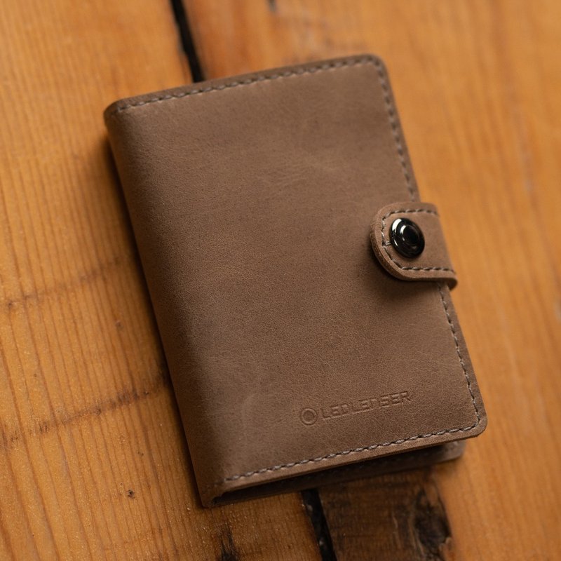德国Ledlenser Lite Wallet多功能皮夹-灰褐色 - 皮夹/钱包 - 真皮 