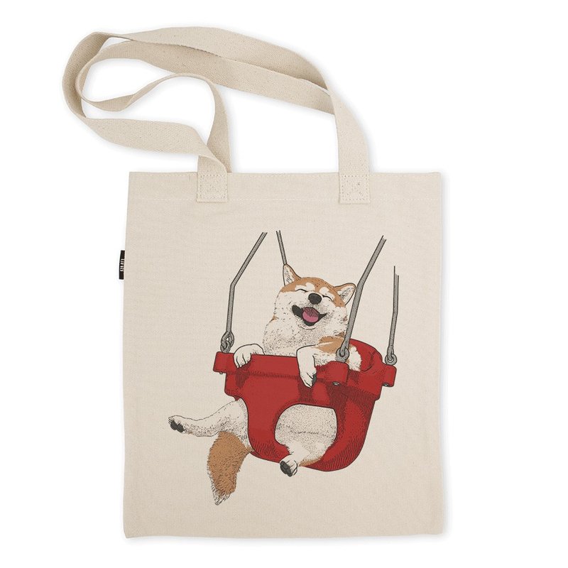 凡物制/AMO 原创单肩/斜挎帆布包-柴犬系列 - 侧背包/斜挎包 - 棉．麻 