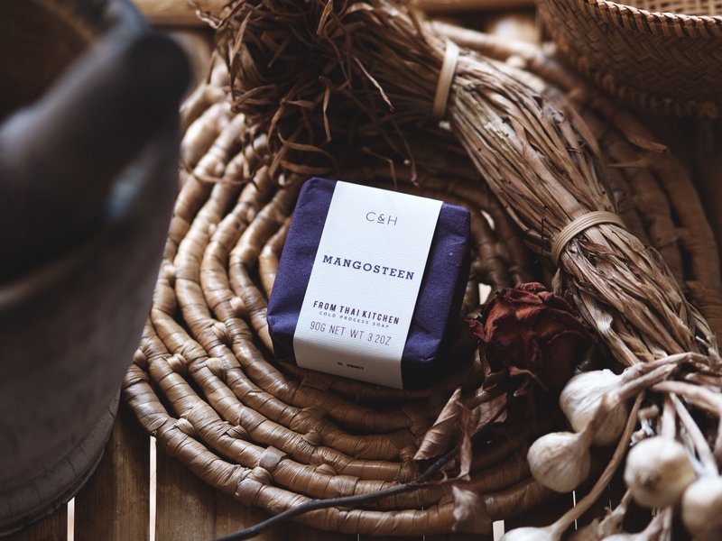 FROM THAI KITCHEN SOAP - 90g Mangosteen - 肥皂/手工皂 - 其他材质 