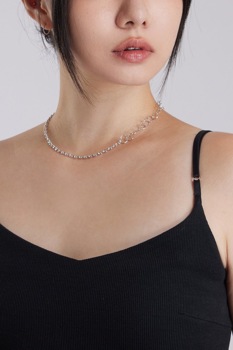 NOENTRY | HEART TO HEART - 项链 - 其他金属 银色