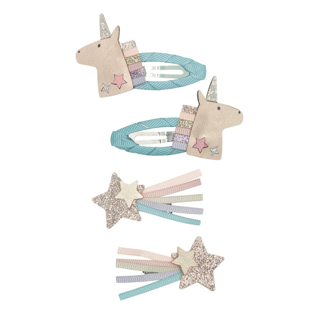 英国Mimi & Lula_AW24_小王子-独角兽星星综合发夹 - 婴儿饰品 - 聚酯纤维 