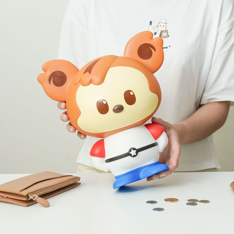 MOLOKA | 搪胶存钱筒 30cm 造型存钱筒 - 储蓄罐 - 塑料 多色