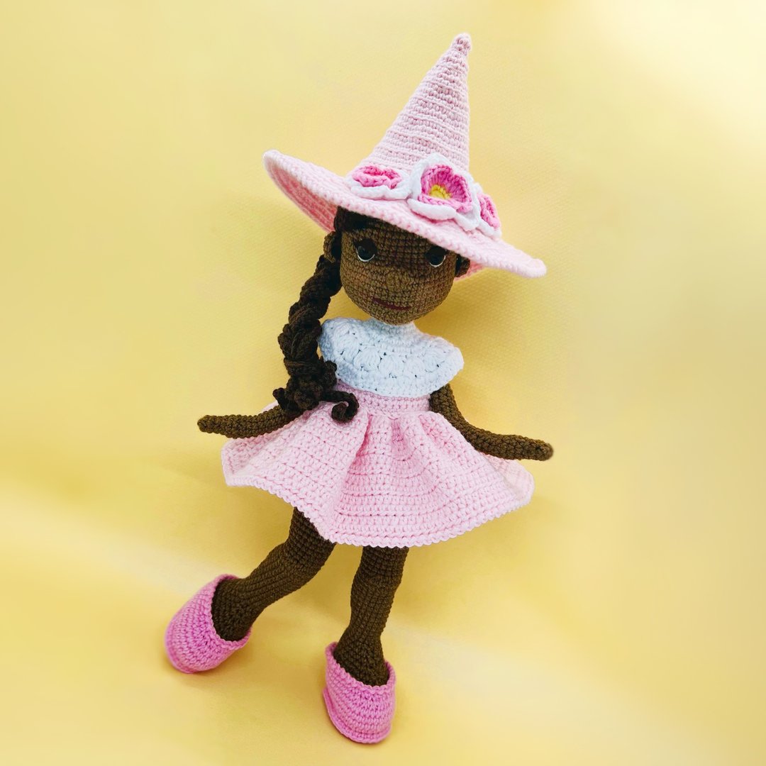 钩针娃娃, 娃娃的钩针编织衣服, 女巫 - 手工艺教程/工具书 - 其他材质 