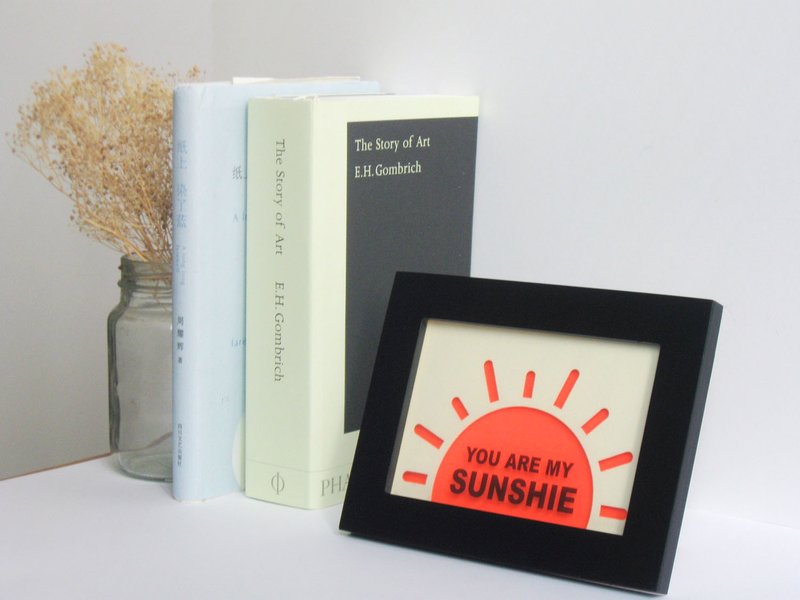 让爱发光 纸雕夜光画 You are my sunshine 情人节礼物 - 摆饰 - 纸 绿色