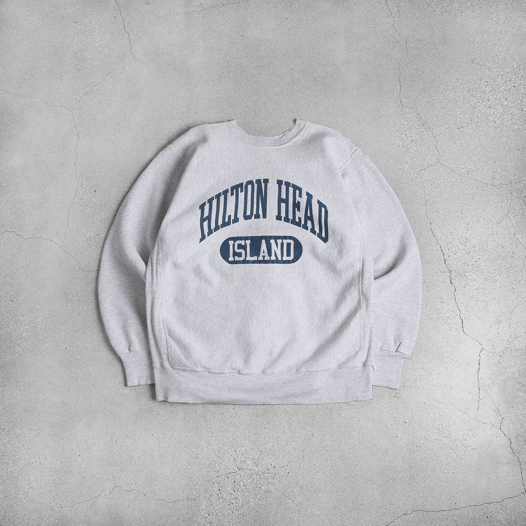 Vintage 大学Tee / Vintage 古着 - 男装上衣/T 恤 - 棉 灰色