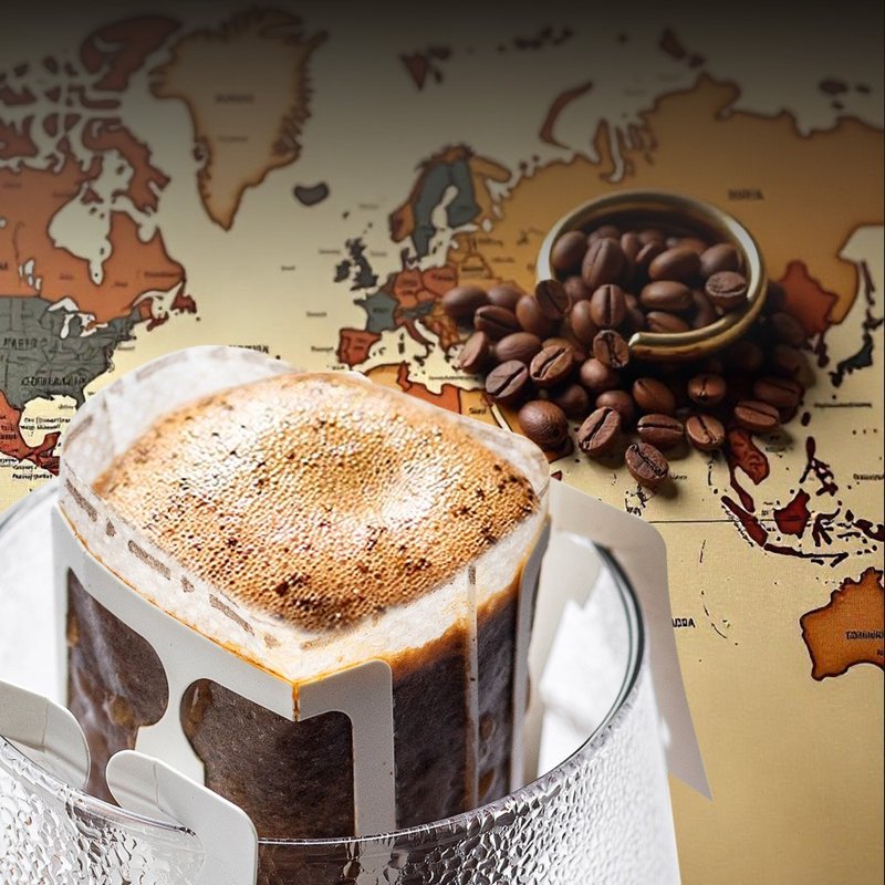 CoFeel凯飞 鲜烘品味世界│滤挂咖啡│10g│5种风味 - 咖啡 - 其他材质 咖啡色