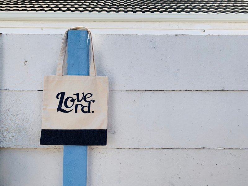 新款! Love Lord帆布袋 - 侧背包/斜挎包 - 棉．麻 