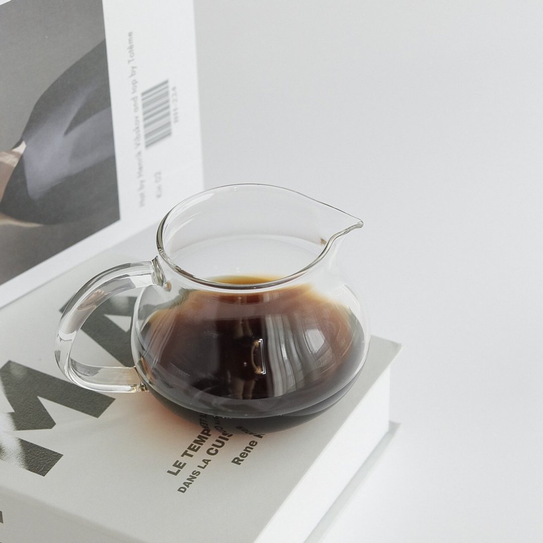 Pinot Aroma 咖啡玻璃下壶 480mL/聚香/泡茶壶/花茶壶/水壶 - 咖啡壶/周边 - 玻璃 白色