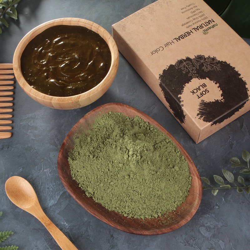 娜禾蜜 草本增色护发粉 | 自然黑100g - 其他 - 其他材质 