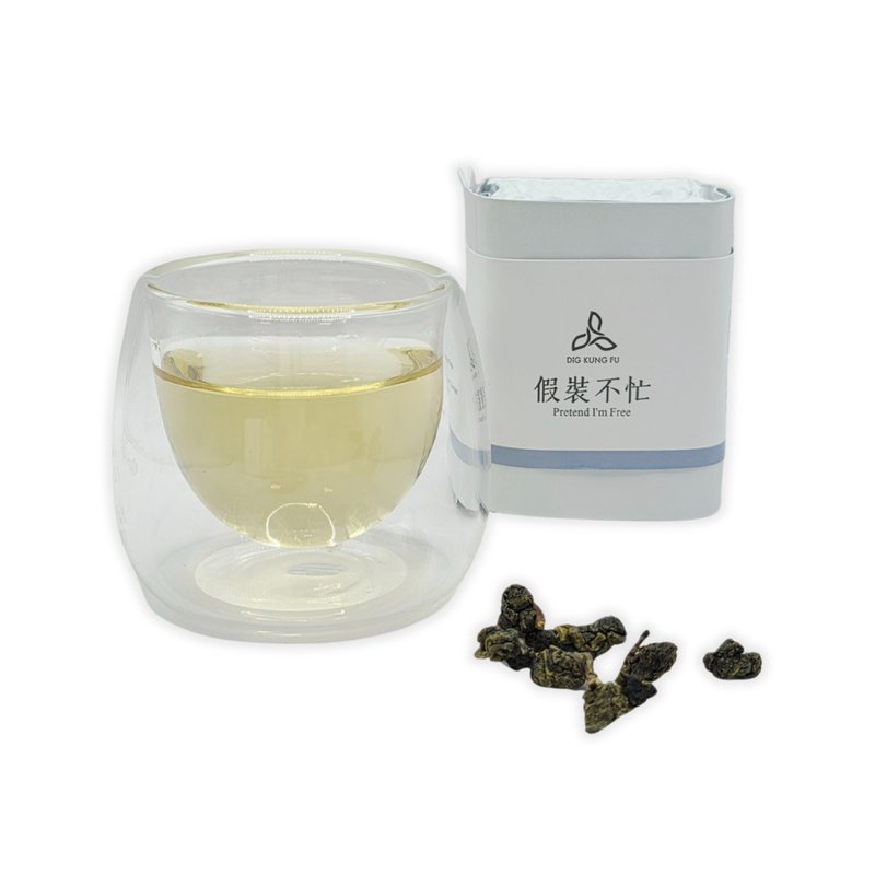假装不忙 高山乌龙原片茶叶(50g) - 茶 - 其他材质 白色