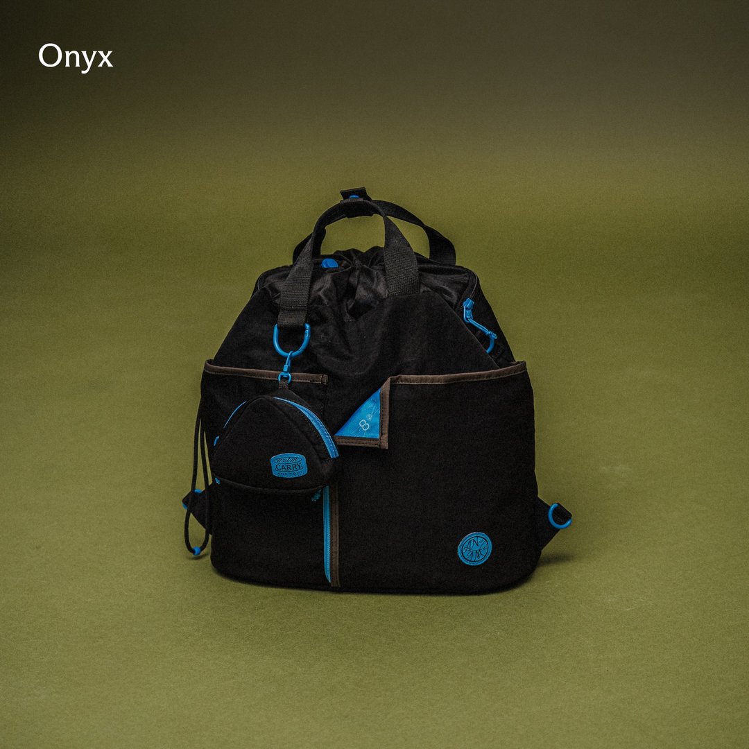 玛瑙黑Onyx—A3多功能三用单双肩背包 - 手提包/手提袋 - 尼龙 