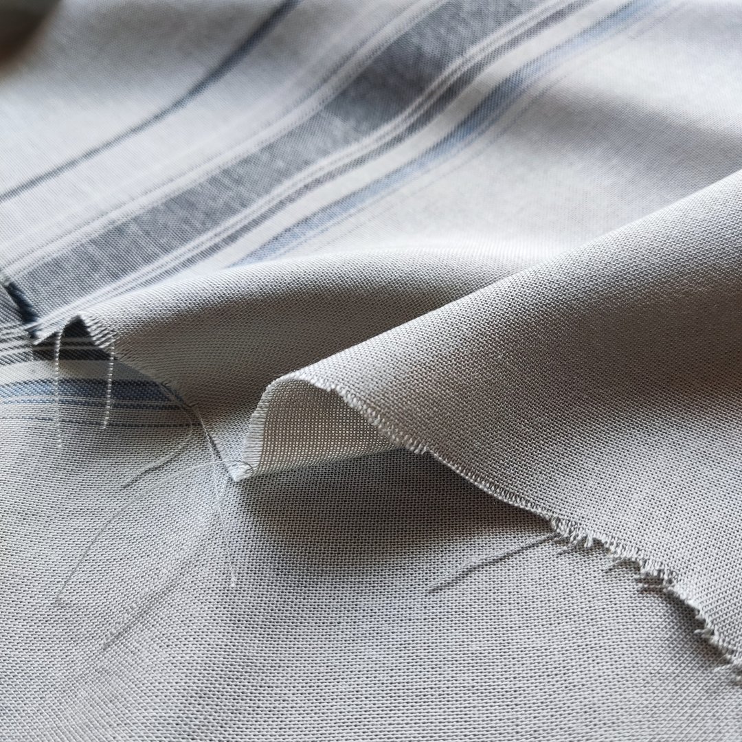 经典大格纹 Rayon 莫戴尔棉 - 编织/刺绣/羊毛毡/裁缝 - 棉．麻 灰色