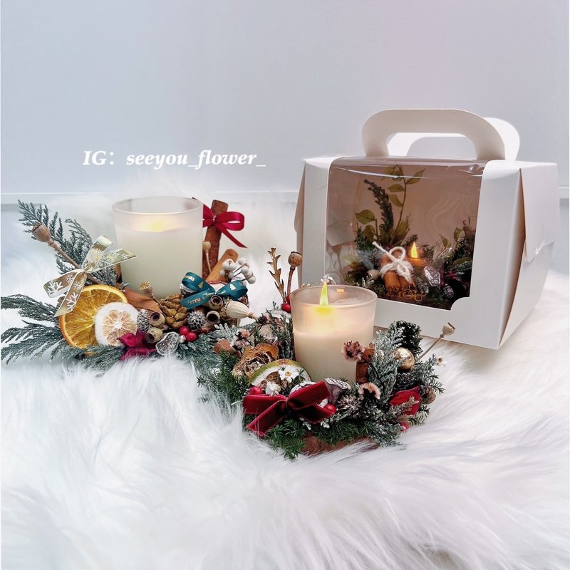 【SeeYou Flower手作体验】圣诞烛台体验课程 - 植栽 - 植物．花 