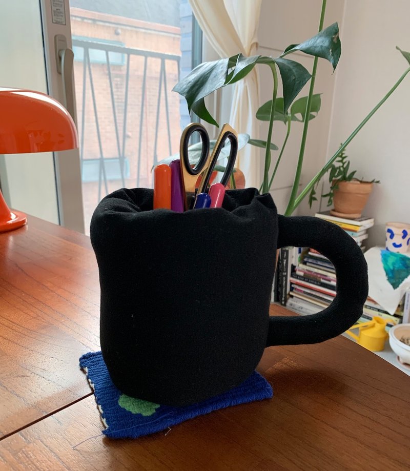 泡泡杯 01 SHADOW - 支架 - 摆饰 - 聚酯纤维 黑色