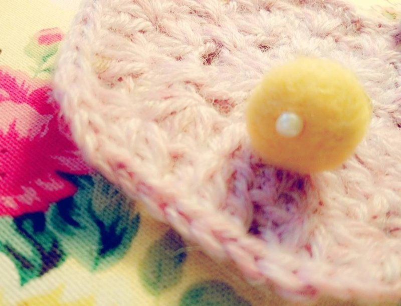 指轮。爱的练习曲－黄色小汤圆 - 戒指 - 羊毛 黄色