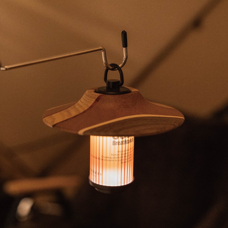 Makana 手工实木灯罩_共6款2种花色 (适用38灯、Goal zero) - 露营用品 - 木头 