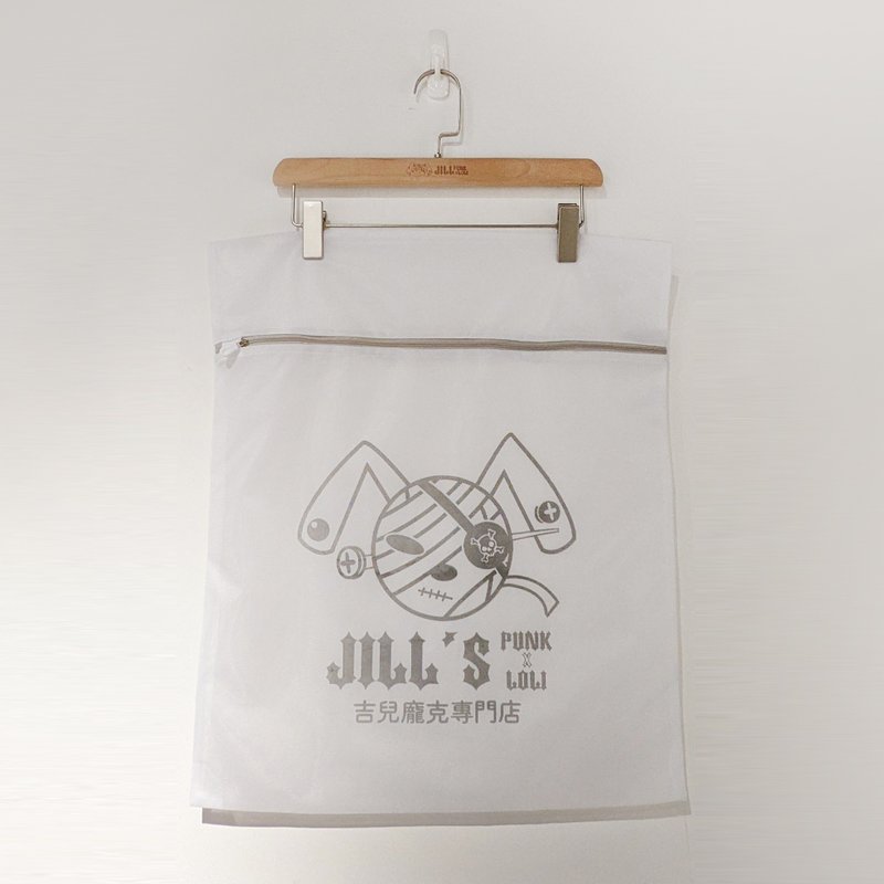 原创吉儿庞克LOGO印花细网格拉链洗衣袋居家小物日用品【JJ2386】 - 收纳用品 - 聚酯纤维 
