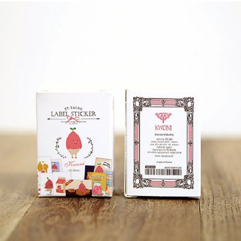 NACOO 趣味时光装饰贴(48入)-番薯宝宝,BNC10524 - 贴纸 - 纸 多色