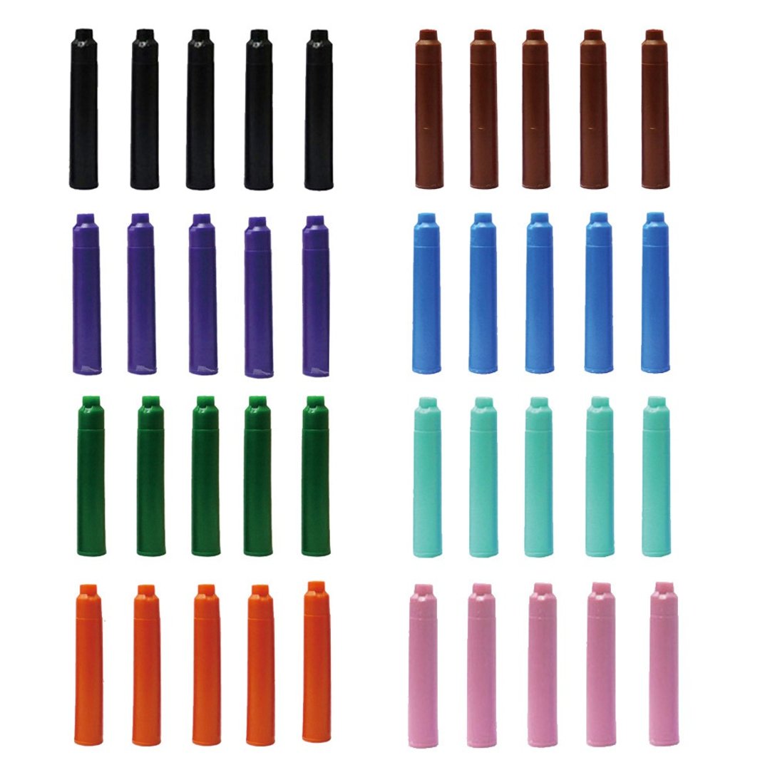 HAPPYMT钢笔专用抛弃式卡水 5入 - 钢笔 - 颜料 多色
