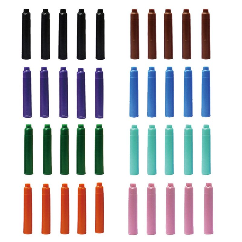 HAPPYMT钢笔专用抛弃式卡水 5入 - 钢笔 - 颜料 多色