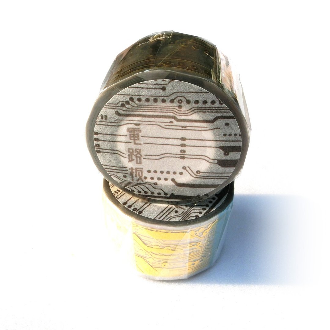 电路板-烫金透明PET胶带 - 纸胶带 - 塑料 金色