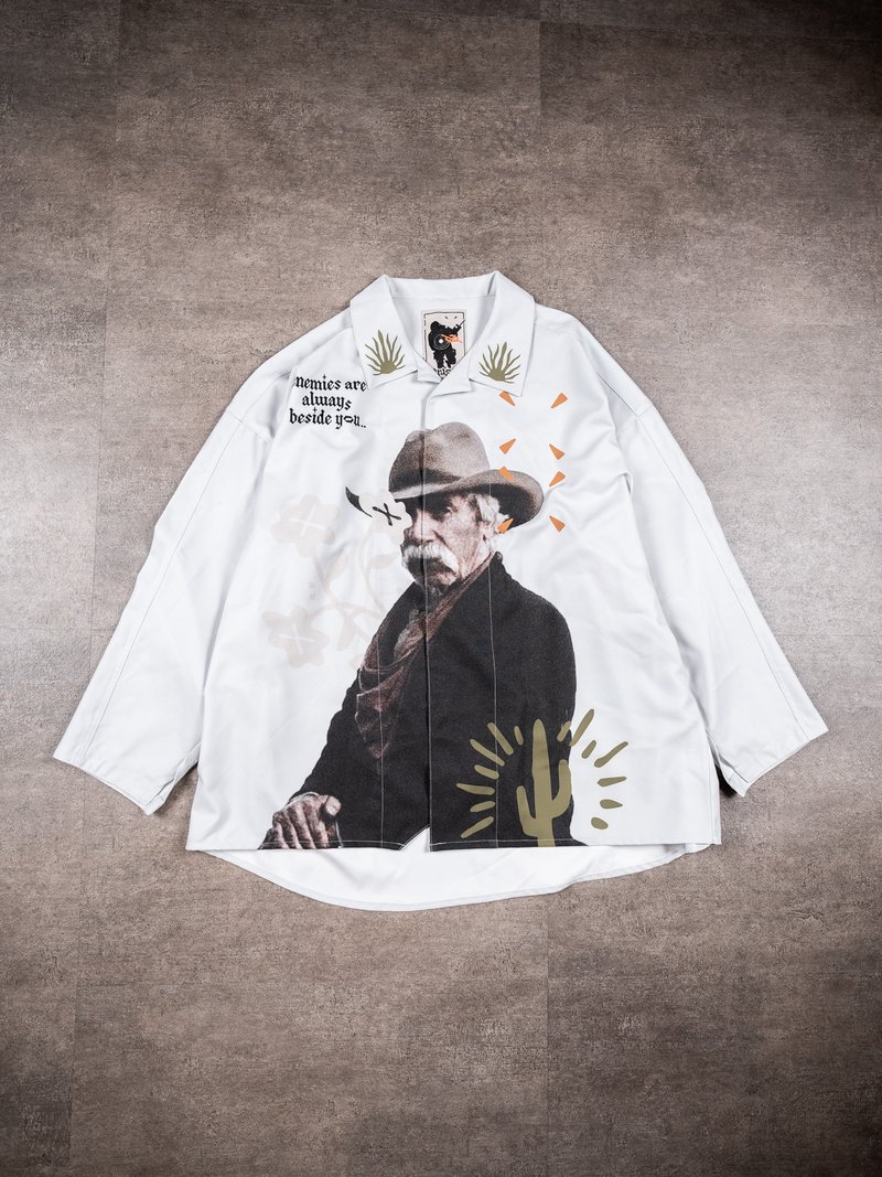 .67ARROW_OLDIES COWBOY SHIRTS_美式复古老牛仔衬衫 - 男装衬衫 - 聚酯纤维 多色
