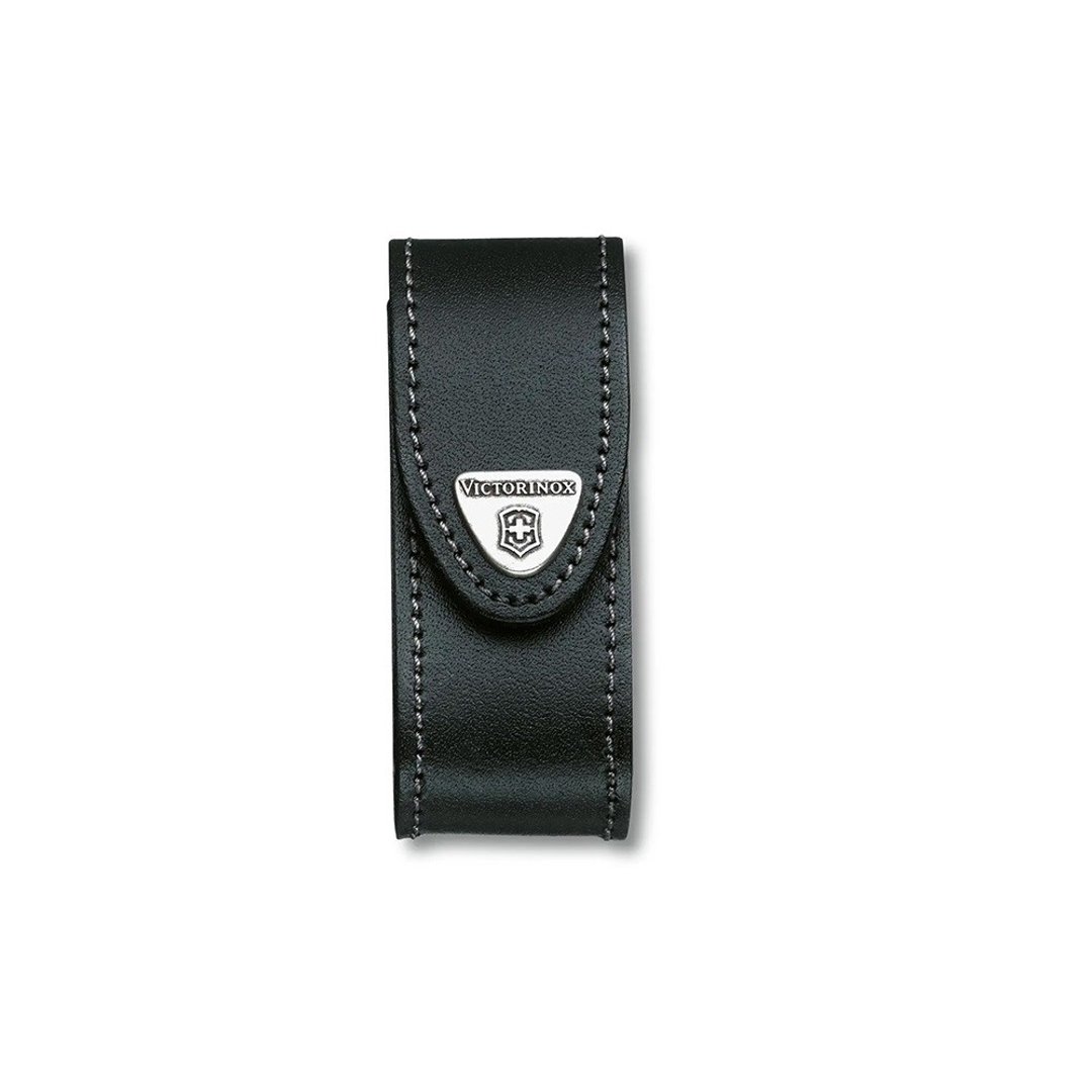 VICTORINOX 瑞士维氏 皮革腰带刀套 91mm 4.0520.3 - 露营用品 - 其他材质 黑色