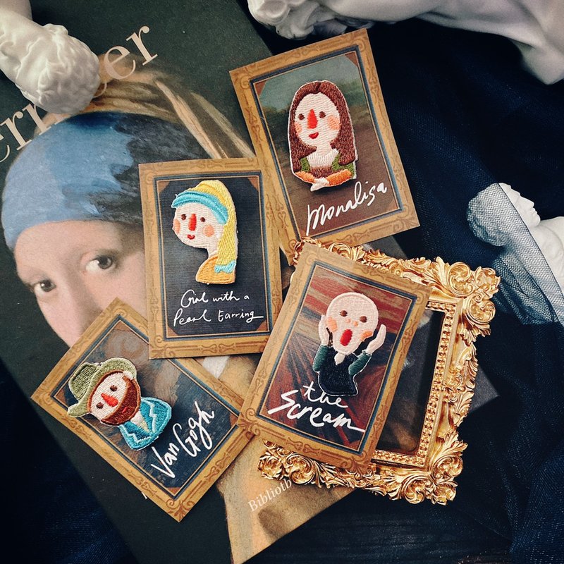 刺绣烫贴/别针 | 艺术系列 |  Littdlework - 徽章/别针 - 绣线 多色