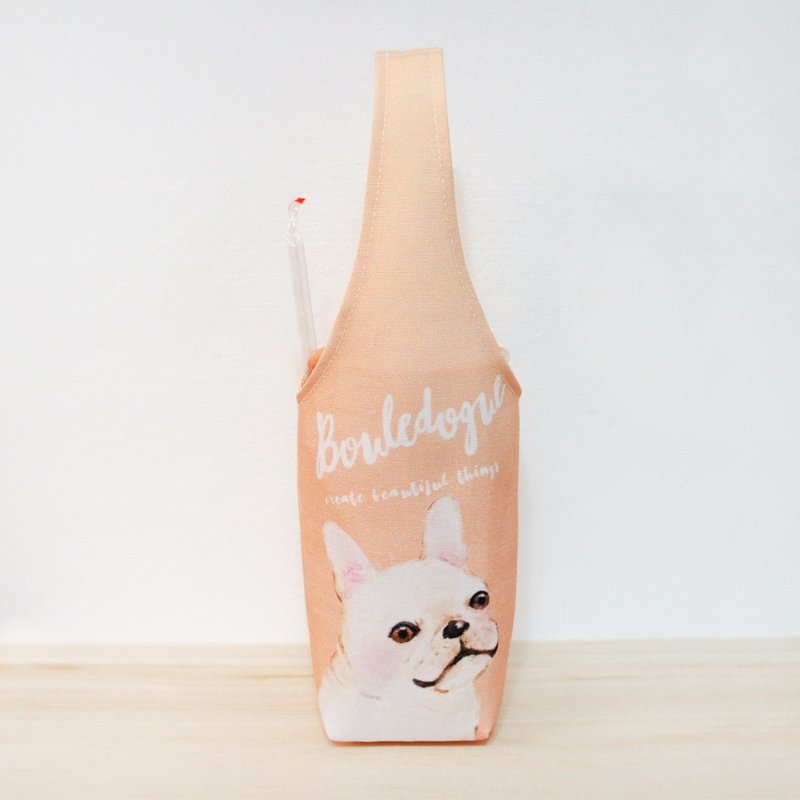 法斗杯套 环保饮料提袋 饮料提袋 饮料杯套 防水杯套 防水提袋 - 手提包/手提袋 - 防水材质 橘色