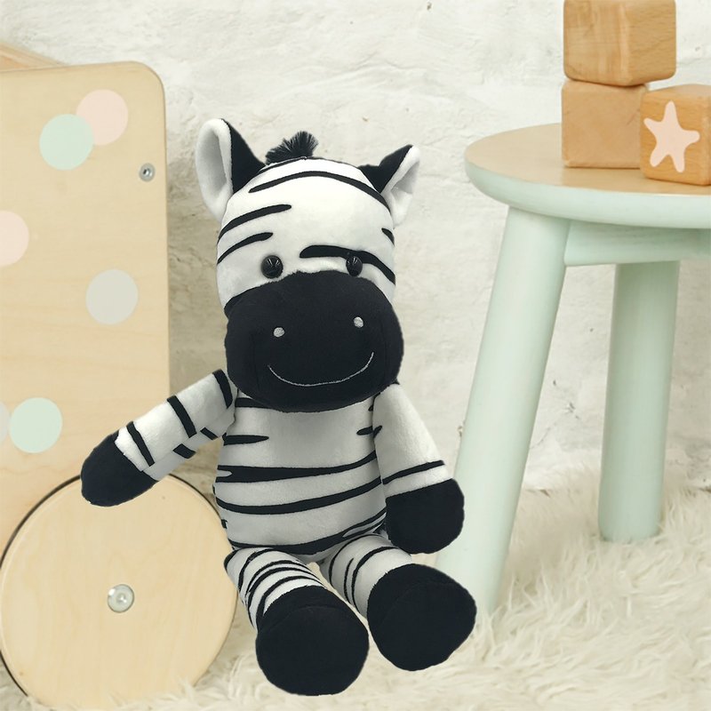 BDM 斑马玩偶 38 厘米 - 玩偶/公仔 - 聚酯纤维 