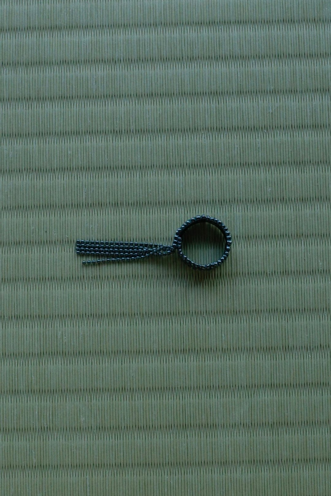 Catkins Ring 柳絮戒指 - 戒指 - 纯银 黑色