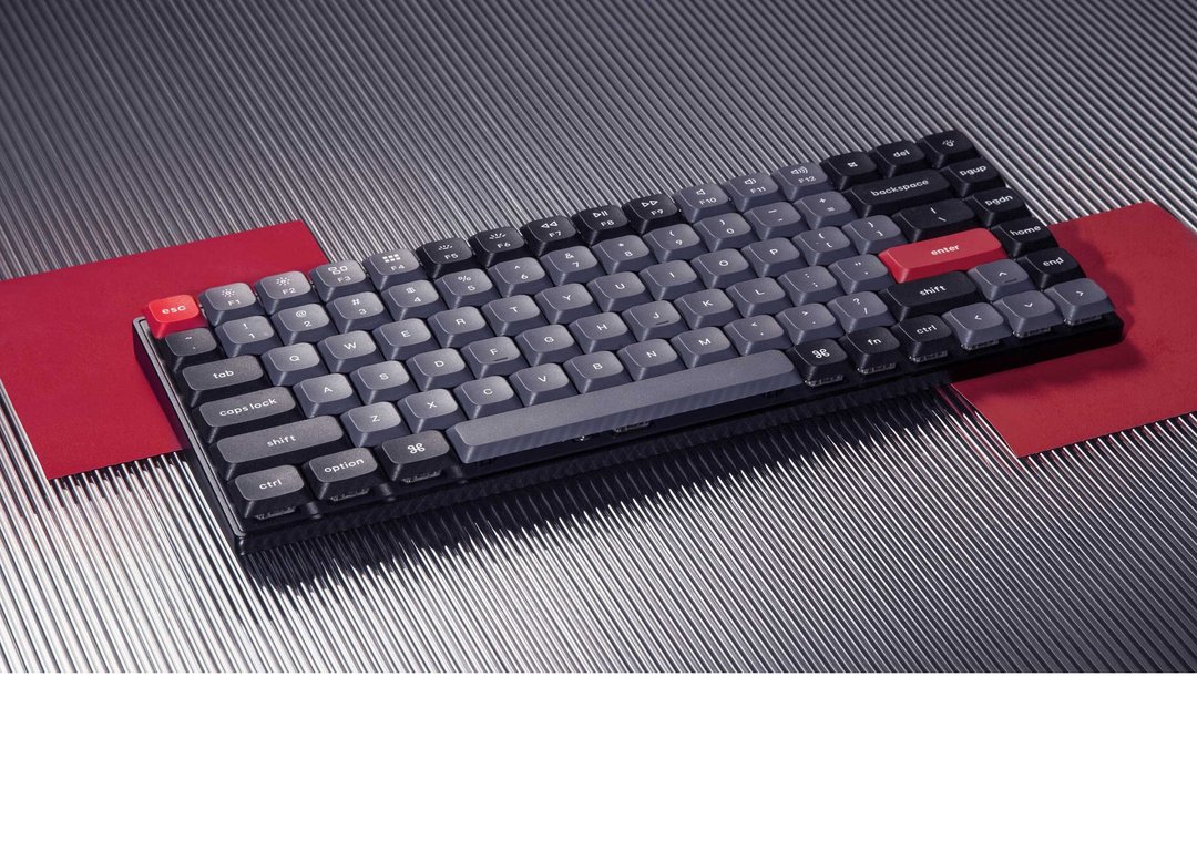 Keychron S1 QMK 定制机械键盘 - 电脑配件 - 聚酯纤维 黑色