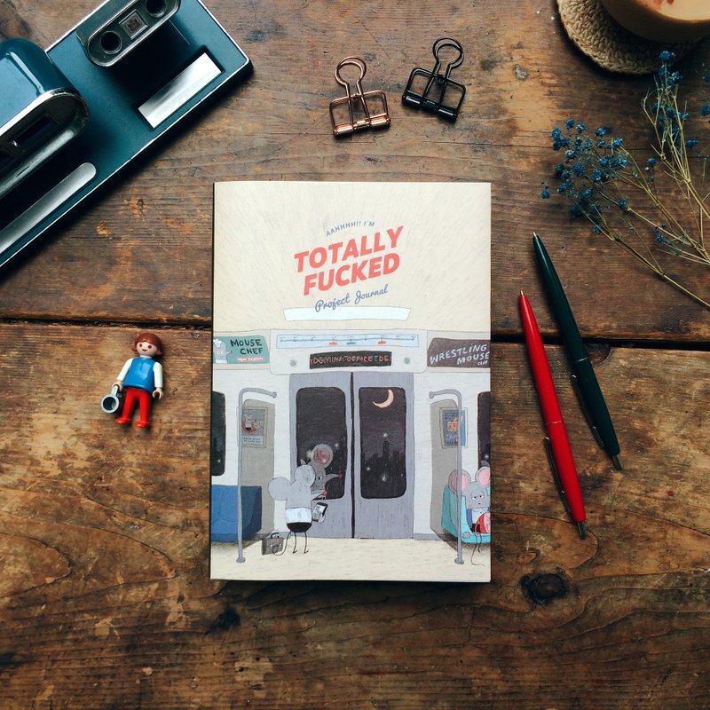 迪梦奇工商小 ! 项目日志 通勤 ing - 笔记本/手帐 - 纸 多色